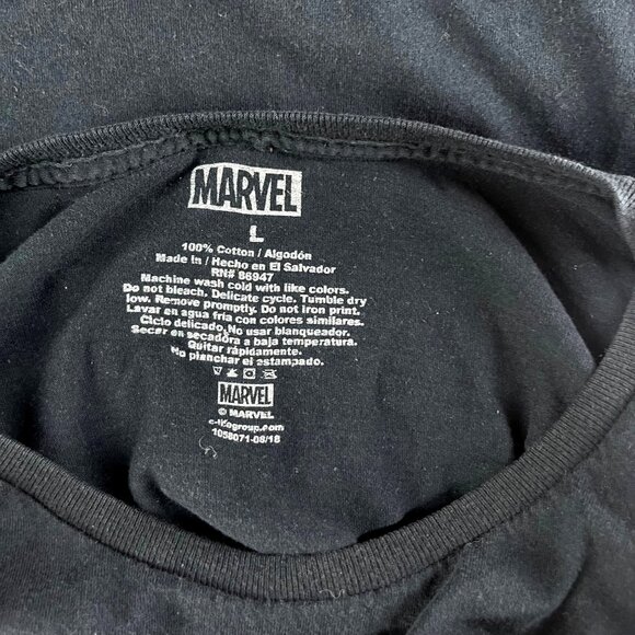 Marvel Deadpool "I Have Issues" Black T-Shirt Size L - Picture 3 of 5